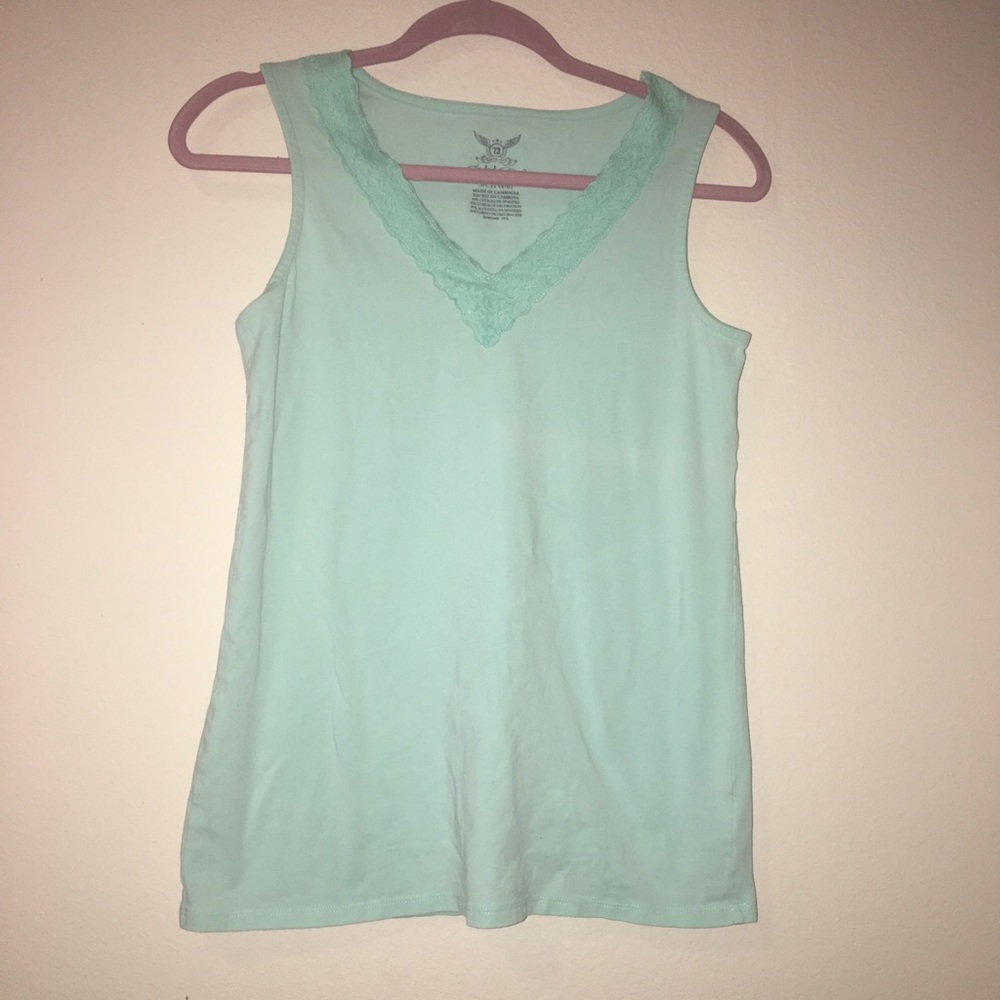 Blue sleep tank